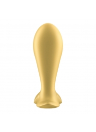 Золотистый анальный вибростимулятор Intensity Plug - Satisfyer - в Набережных Челнах купить с доставкой