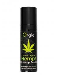 Возбуждающий интимный гель для пар ORGIE Hemp Intense Orgasm - 15 мл. - ORGIE - купить с доставкой в Набережных Челнах