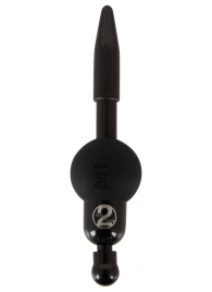 Черный уретральный вибростимулятор Vibrating Penis Plug - Orion - купить с доставкой в Набережных Челнах