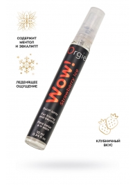 Оральный спрей ORGIE Wow! Strawberry Ice Blowjob Spray с охлаждающим и возбуждающим эффектом - 10 мл. - ORGIE - купить с доставкой в Набережных Челнах