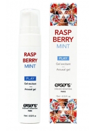 Возбуждающий гель Raspberry Mint с ароматом малины и мяты - 15 мл. - Exsens - купить с доставкой в Набережных Челнах
