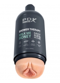 Телесный мастурбатор-вагина Shower Therapy Milk Me Honey - Pipedream - в Набережных Челнах купить с доставкой