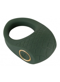 Зеленое эрекционное виброкольцо Luxurious Vibro Cock Ring - Orion - в Набережных Челнах купить с доставкой