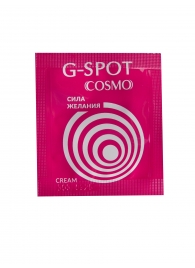 Стимулирующий интимный крем для женщин Cosmo G-spot - 2 гр. - Биоритм - купить с доставкой в Набережных Челнах