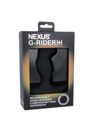 Черный вибромассажер простаты Nexus G-Rider+ - 12,6 см. - Nexus Range - в Набережных Челнах купить с доставкой