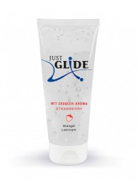 Лубрикант на водной основе Just Glide Strawberry с ароматом клубники - 200 мл. - Orion - купить с доставкой в Набережных Челнах