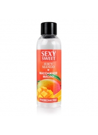 Массажное масло Sexy Sweet Juicy Mango с феромонами и ароматом манго - 75 мл. - Биоритм - купить с доставкой в Набережных Челнах