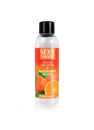 Массажное масло Sexy Sweet Fresh Orange с ароматом апельсина и феромонами - 75 мл. - Биоритм - купить с доставкой в Набережных Челнах