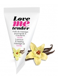 Съедобное согревающее массажное масло Love Me Tender Vanilla с ароматом ванили - 10 мл. - Love to Love - купить с доставкой в Набережных Челнах
