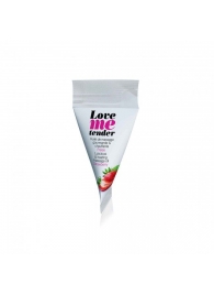 Съедобное согревающее массажное масло Love Me Tender Strawberry с ароматом клубники - 10 мл. - Love to Love - купить с доставкой в Набережных Челнах