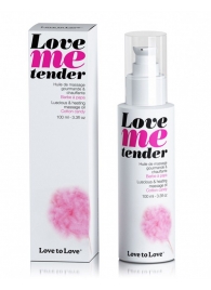 Съедобное согревающее массажное масло Love Me Tender Cotton Candy с ароматом сладкой ваты - 100 мл. - Love to Love - купить с доставкой в Набережных Челнах