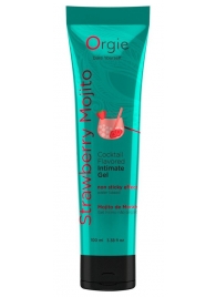 Съедобный интимный гель Orgie Lube Tube Cocktail Strawberry Mojito - 100 мл. - ORGIE - купить с доставкой в Набережных Челнах