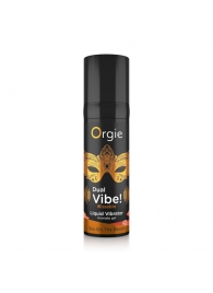 Съедобный гель Dual Vibe Sex On The Beach с эффектом вибрации и вкусом коктейля «секс на пляже» - 15 мл. - ORGIE - купить с доставкой в Набережных Челнах