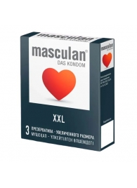 Презервативы увеличенного размера Masculan XXL - 3 шт. - Masculan - купить с доставкой в Набережных Челнах