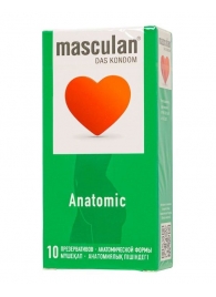 Презервативы анатомической формы Masculan Anatomic - 10 шт. - Masculan - купить с доставкой в Набережных Челнах