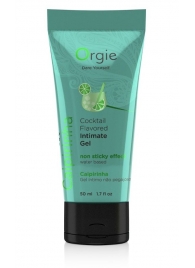 Съедобный интимный гель Orgie Lube Tube Cocktail Caipirinha - 50 мл. - ORGIE - купить с доставкой в Набережных Челнах