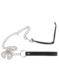 Зажим для половых губ с поводком Pussy Clamp With A Leash - Orion - купить с доставкой в Набережных Челнах