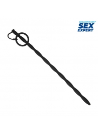 Черный стимулятор уретры Sex Expert - Sex Expert - купить с доставкой в Набережных Челнах