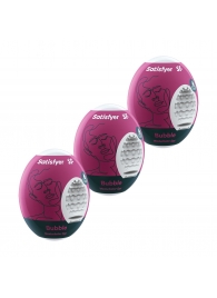 Набор из 3 мастурбаторов-яиц Satisfyer Bubble - Satisfyer - в Набережных Челнах купить с доставкой