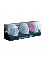 Набор из 3 мастурбаторов-яиц Satisfyer Savage - Satisfyer - в Набережных Челнах купить с доставкой