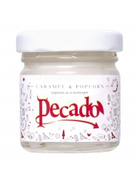 Массажная свеча Caramel   Popcorn - 35 мл. - Pecado - купить с доставкой в Набережных Челнах