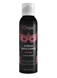 Хрустящая пенка для массажа Orgie Acqua Croccante Sakura с ароматом сакуры - 150 мл. - ORGIE - купить с доставкой в Набережных Челнах