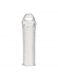 Текстурированная насадка на пенис Clear Textured Penis Enhancing Sleeve Extension - 16,5 см. - BlueLine - в Набережных Челнах купить с доставкой
