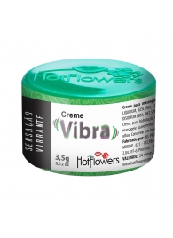 Возбуждающий крем Vibra с эффектом вибрации - 3,5 гр. - HotFlowers - купить с доставкой в Набережных Челнах
