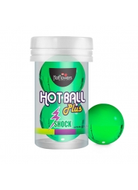 Лубрикант на силиконовой основе Hot Ball Plus с покалывающим эффектом (2 шарика по 3 гр.) - HotFlowers - купить с доставкой в Набережных Челнах