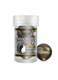 Анальный лубрикант на масляной основе Hot Ball Plus Conforto (2 шарика по 3 гр.) - HotFlowers - купить с доставкой в Набережных Челнах