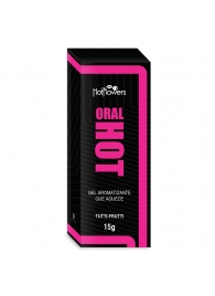 Гель для оральных ласк Oral Hot с согревающим эффектом - 15 гр. - HotFlowers - купить с доставкой в Набережных Челнах