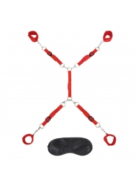 Красная фиксация на матрас Classic Bedspreader - Lux Fetish - купить с доставкой в Набережных Челнах