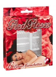 Набор из 6 насадок с шипиками Red Roses - Orion - в Набережных Челнах купить с доставкой