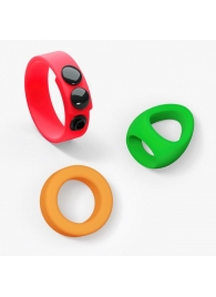 Набор из 3 разноцветных эрекционных колец Kit Neon Ring - Love to Love - в Набережных Челнах купить с доставкой