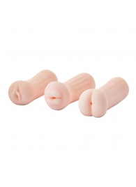 Набор из 3 мастурбаторов The Girl Next Door Tina - Dream Toys - в Набережных Челнах купить с доставкой