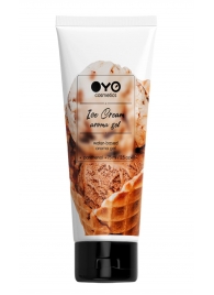 Лубрикант на водной основе OYO Aroma Gel Ice Cream с ароматом пломбира - 75 мл. - OYO - купить с доставкой в Набережных Челнах