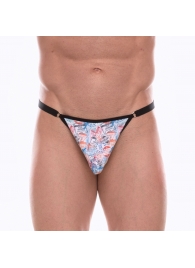 Мужские трусы-тонги с принтом в виде почтовых штемпелей - Don Moris купить с доставкой