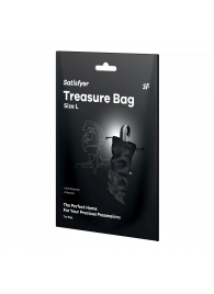 Черный мешочек для хранения игрушек Treasure Bag L - Satisfyer - купить с доставкой в Набережных Челнах