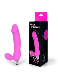 Розовый безремневой страпон Sexy Friend - 1137 - купить с доставкой в Набережных Челнах