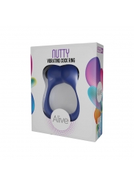 Синее эрекционное виброкольцо Nutty - Adrien Lastic - в Набережных Челнах купить с доставкой