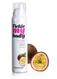 Массажная хрустящая пенка Tickle my body с ароматом маракуйи - 150 мл. - Love to Love - купить с доставкой в Набережных Челнах