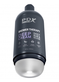 Мастурбатор в бутылке Shower Therapy Deep Cream - Pipedream - в Набережных Челнах купить с доставкой