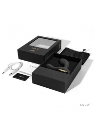Чёрный перезаряжаемый стимулятор простаты Bruno Black - Lelo - в Набережных Челнах купить с доставкой