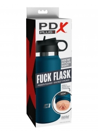 Мастурбатор-вагина в синей колбе F*ck Flask - Pipedream - в Набережных Челнах купить с доставкой