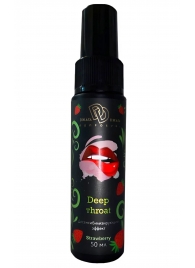Спрей для горла Deep Throat с десенсибилизирующим эффектом и вкусом клубники - 50 мл. - БиоМед - купить с доставкой в Набережных Челнах