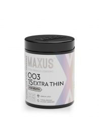 Экстремально тонкие презервативы MAXUS 003 Extra Thin - 15 шт. - Maxus - купить с доставкой в Набережных Челнах