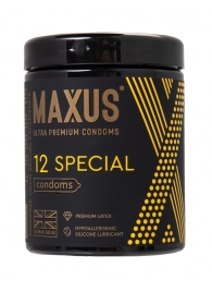 Презервативы с точками и рёбрами MAXUS Special - 12 шт. - Maxus - купить с доставкой в Набережных Челнах