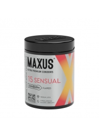 Анатомические презервативы MAXUS Sensual - 15 шт. - Maxus - купить с доставкой в Набережных Челнах