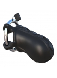 Черный замок верности Extreme Silicone Cock Blocker - Pipedream - купить с доставкой в Набережных Челнах