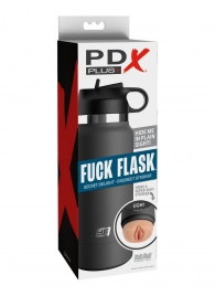 Серый мастурбатор в виде бутылки F*ck Flask - Pipedream - в Набережных Челнах купить с доставкой
